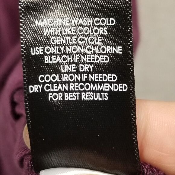 Torrid 2 (2X) Top Super Soft Knits Tunic Lace Sleeves Purple Whimsigoth Witchy - Picture 7 of 10